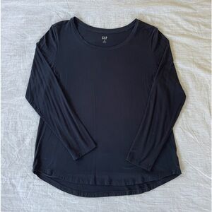 Black Longsleeve Crew Shirt